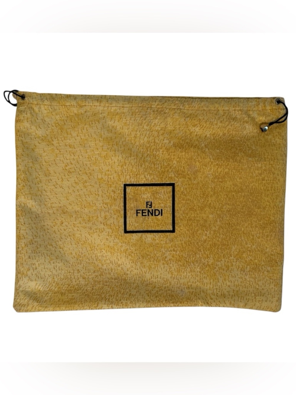 Vintage Fendi Golden Drawstring luxury Dust Bag